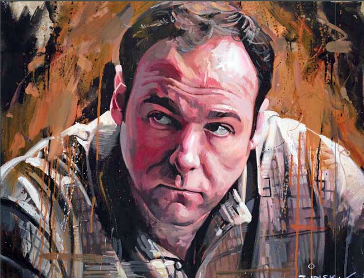 736x562 The 224 Best Sopranos Images On The Sopranos, Bada - Sopranos Painting
