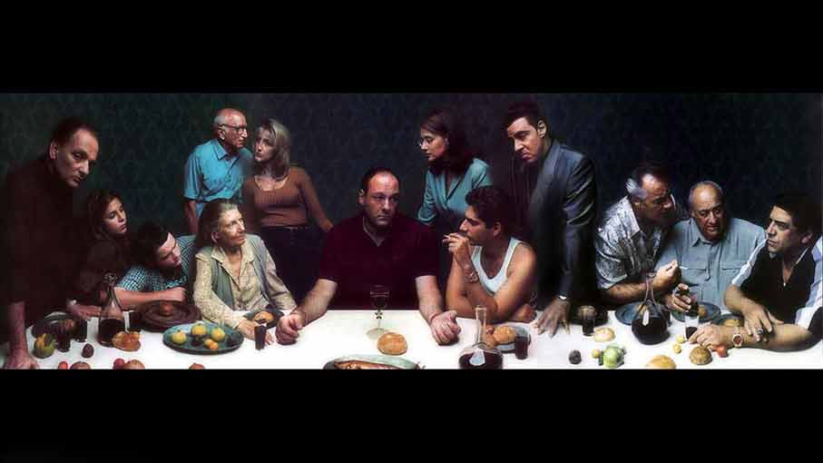 907x510 The Sopranos, (David Chase, 1999, Full Episode) Art Is Life - Sopranos Painting