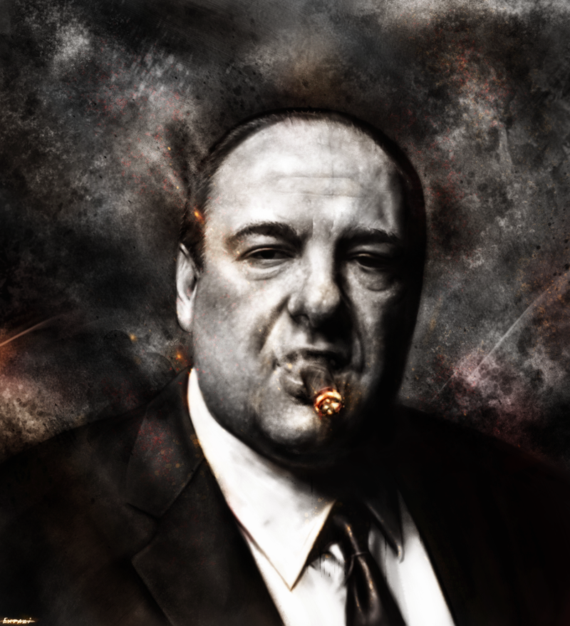 800x878 The Sopranos - Sopranos Painting