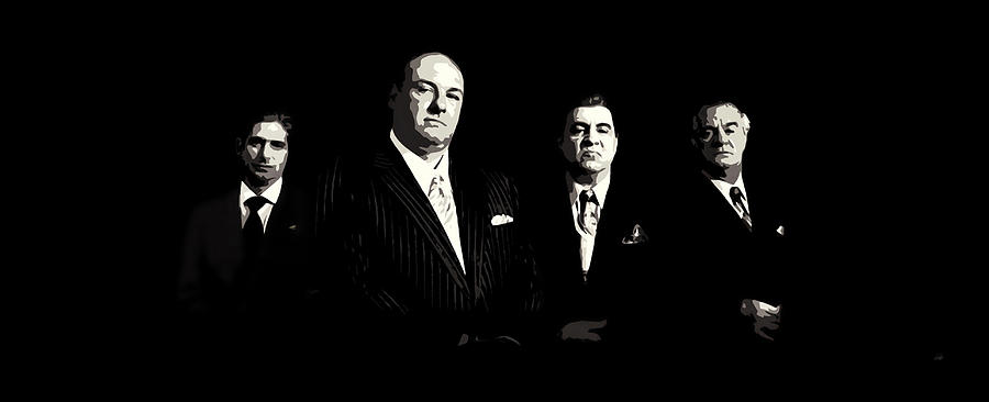 900x366 The Sopranos Painting By Laurence Adamson - Sopranos Painting