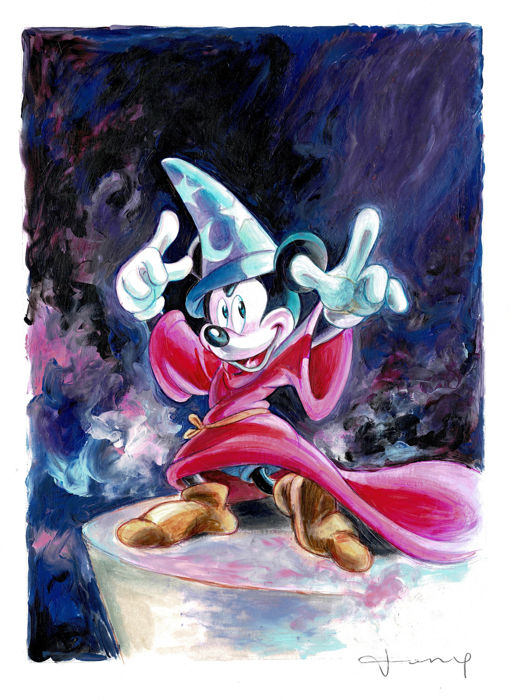 511x700 Fernandez, Tony - Sorcerer Mickey Painting