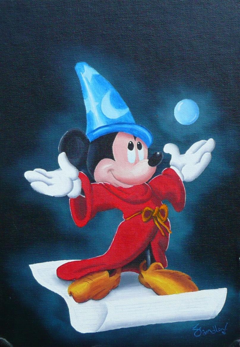 Sorcerer Mickey Painting At Paintingvalley.com 