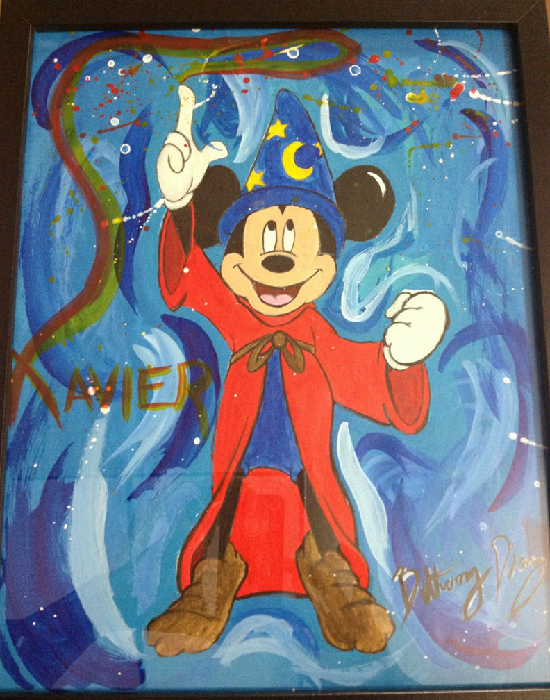 Sorcerer Mickey Painting At Paintingvalley.com 