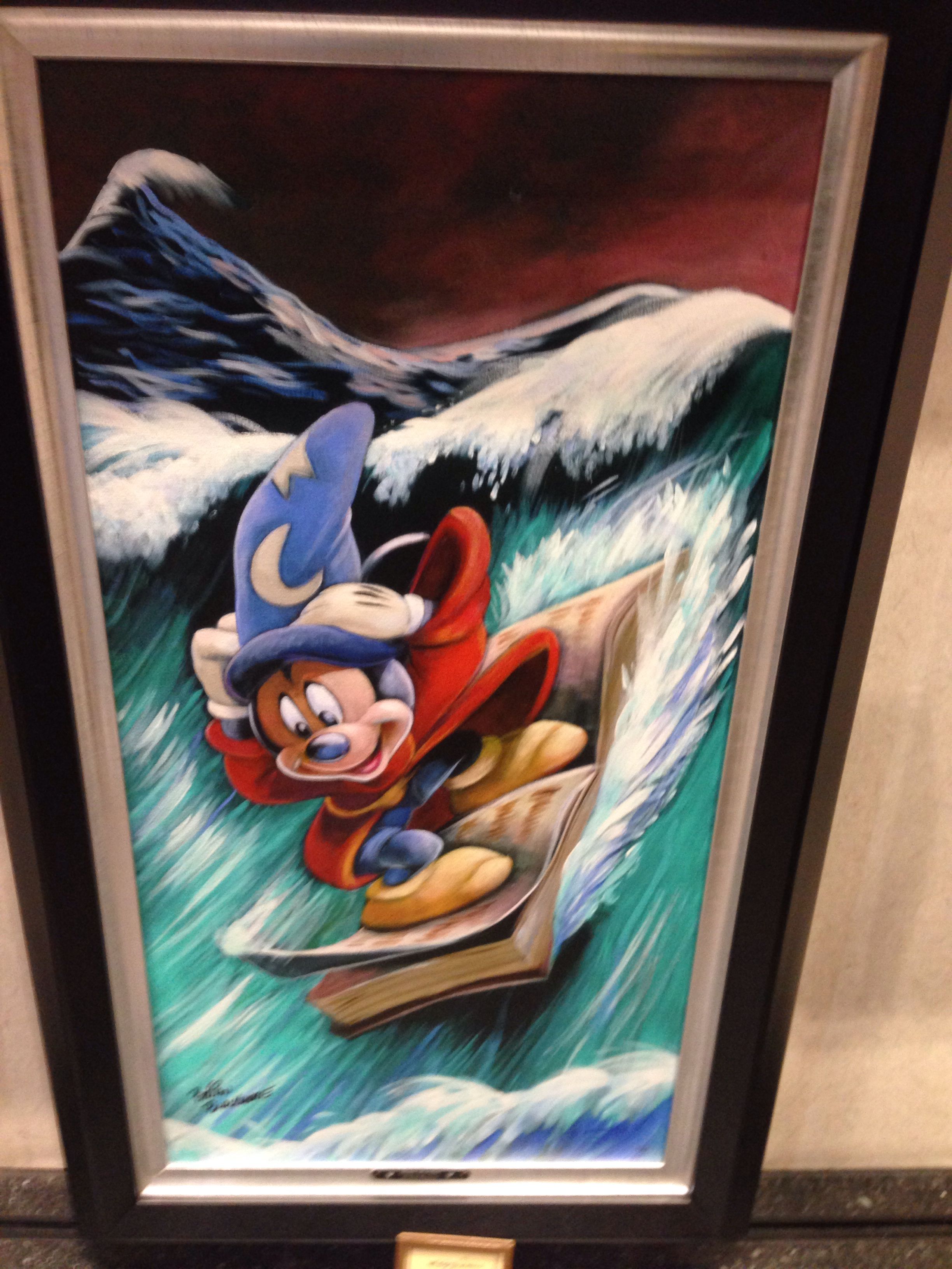 2448x3264 Sorcerer Mickey Painting! Disney - Sorcerer Mickey Painting