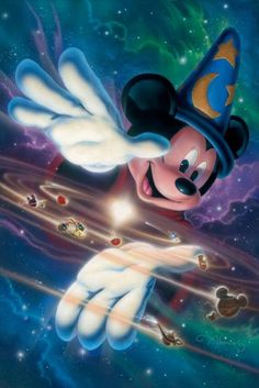 236x353 Celebrating 38 Years Of Festival Of The Masters Magic - Sorcerer Mickey Painting