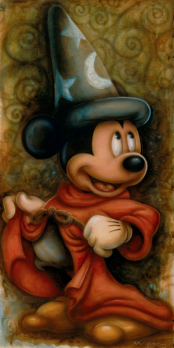 251x500 Darren Wilson - Sorcerer Mickey Painting