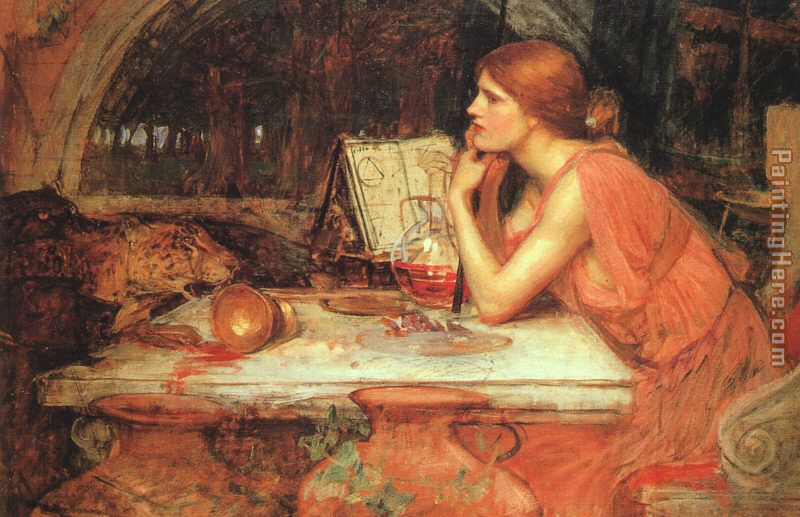 800x517 John William Waterhouse The Sorceress Painting Anysize 50% Off - Sorceress Painting