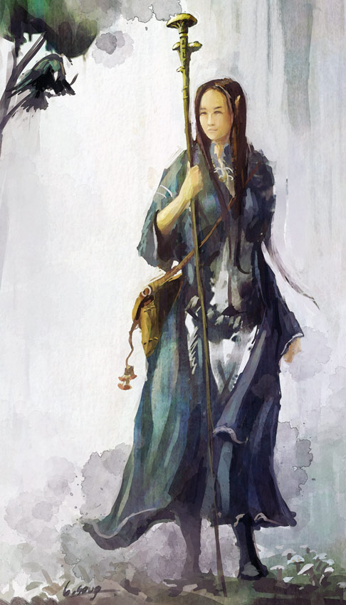 486x850 Sorceress By Wanderinginpixels - Sorceress Painting