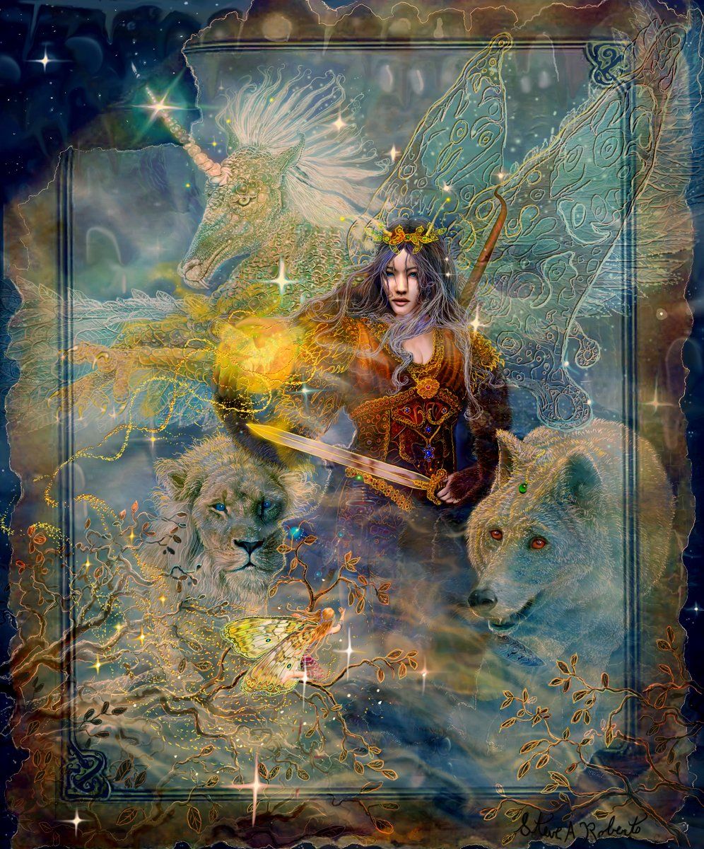 996x1200 Click To Return To Gallery,fantasy Pic,of A Sorceress Fairy. All - Sorceress Painting