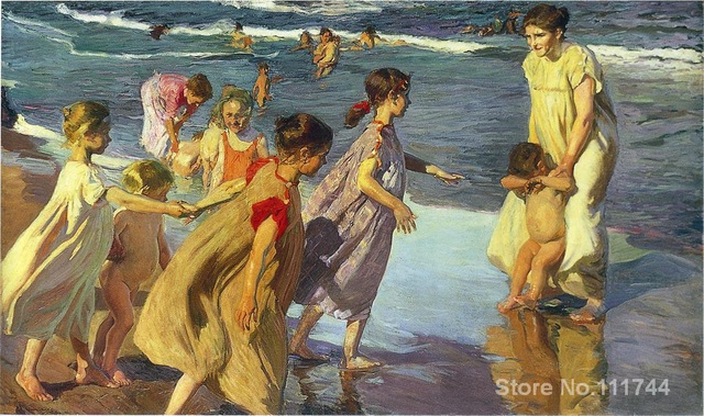 640x379 Spanish Art Summer Joaquin Sorolla Y Bastida Paintings High - Sorolla Painting