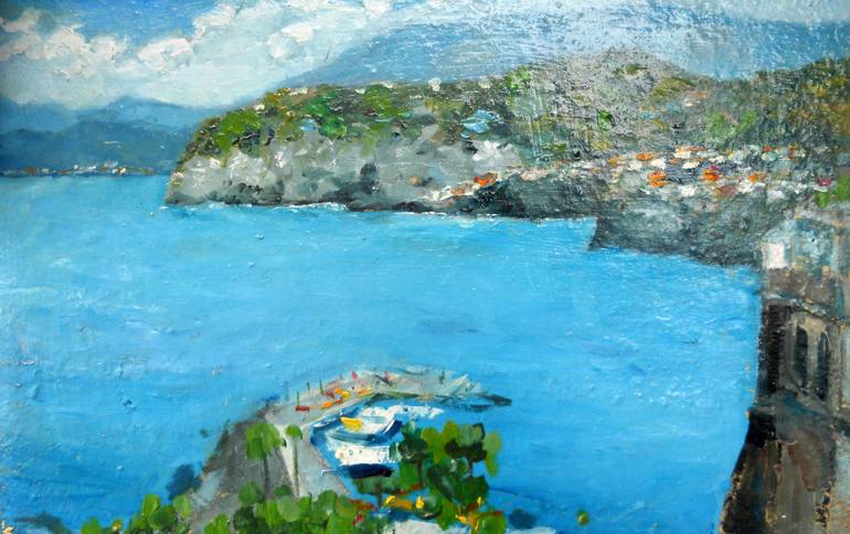 770x484 Saatchi Art Sorrento Painting By Michele Cannavale - Sorrento Painting