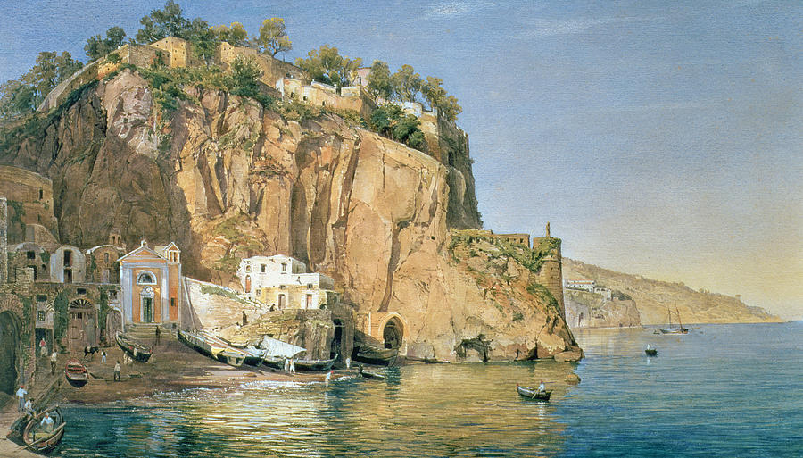 900x513 Sorrento Painting By Emanuel Stockler - Sorrento Painting