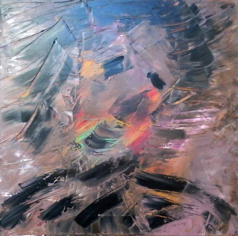 770x764 Saatchi Art Sorrow Painting By Si L Is - Sorrow Painting