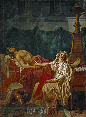 293x400 The Sorrow Of Andromache Jacques Louis David Painting - Sorrow Painting