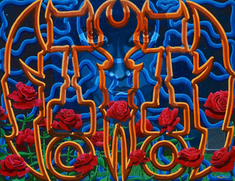 770x595 Saatchi Art Soul Of A Rose Painting By Ricky Havens - Soul Of The Rose Painting