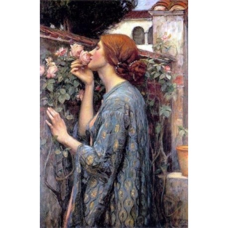 458x458 The Soul Of The Rose Aka My Sweet Rose 1908 By John William - Soul Of The Rose Painting