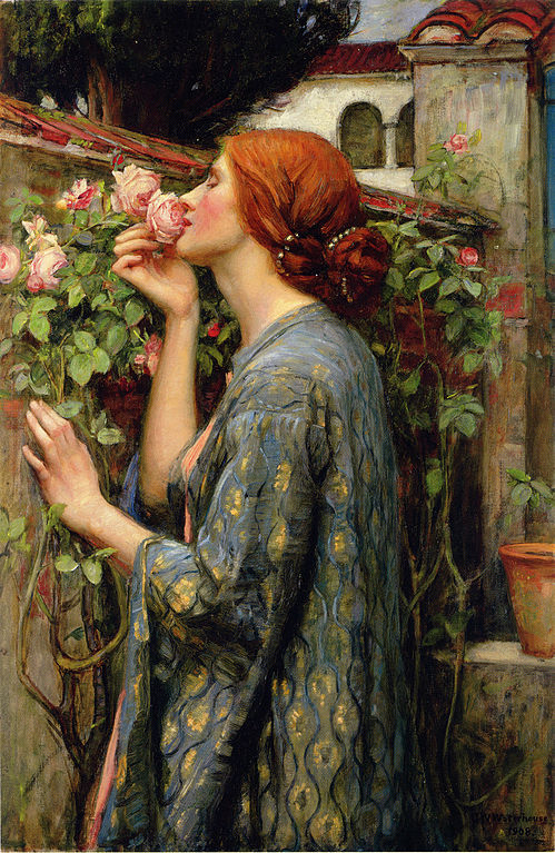 499x767 Filejohn William Waterhouse - Soul Of The Rose Painting