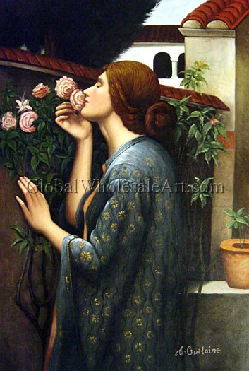 353x525 John William Waterhouse - Soul Of The Rose Painting