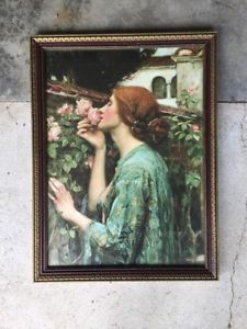 225x300 John William Waterhouse The Soul Of The Rose Framed Canvas Ebay - Soul Of The Rose Painting