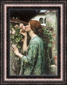 237x300 John William Waterhouse The Soul Of The Rose Framed Canvas 21x27 - Soul Of The Rose Painting