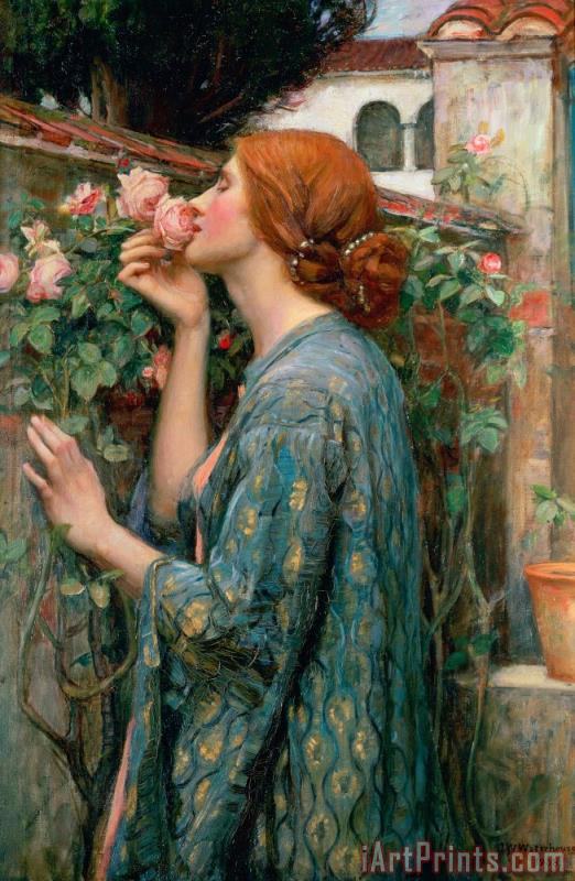 522x800 John William Waterhouse The Soul Of The Rose Painting - Soul Of The Rose Painting