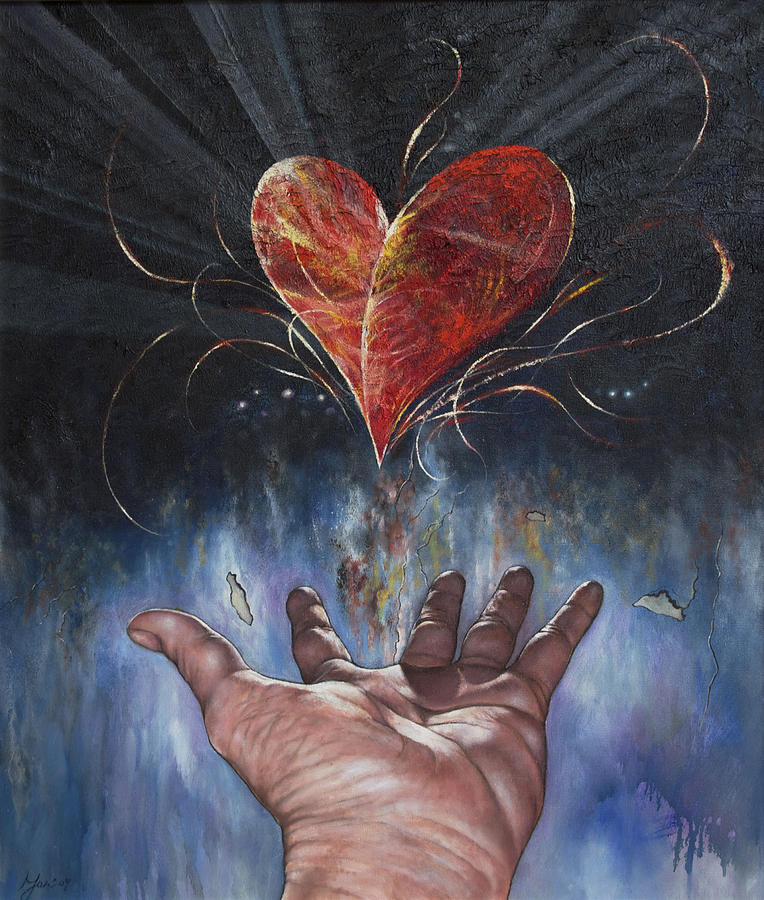 764x900 Heart And Soul Painting By Jan Camerone - Soul Painting