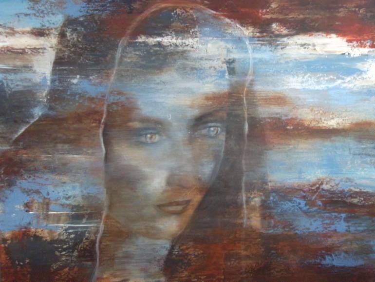 770x578 Saatchi Art Mirrors Of The Soul Painting By Ria Kooistra - Soul Painting