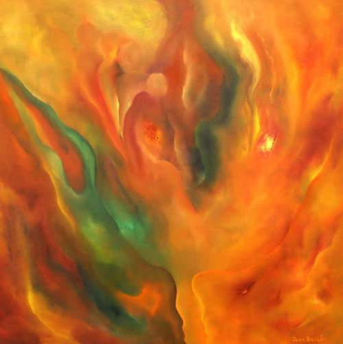 500x501 Soul Paintings By Jean Beolan Gascoigne - Soul Painting