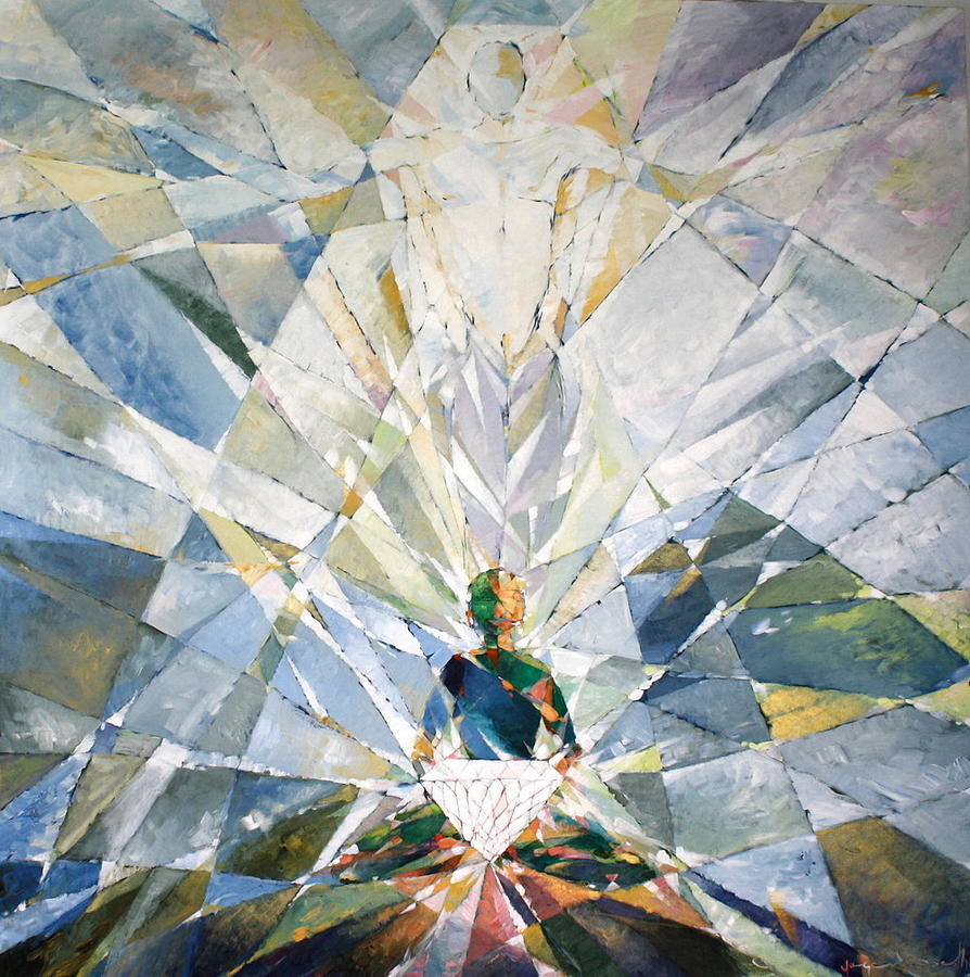 894x900 Diamond Soul Painting By Yogendra Sethi - Soul Painting