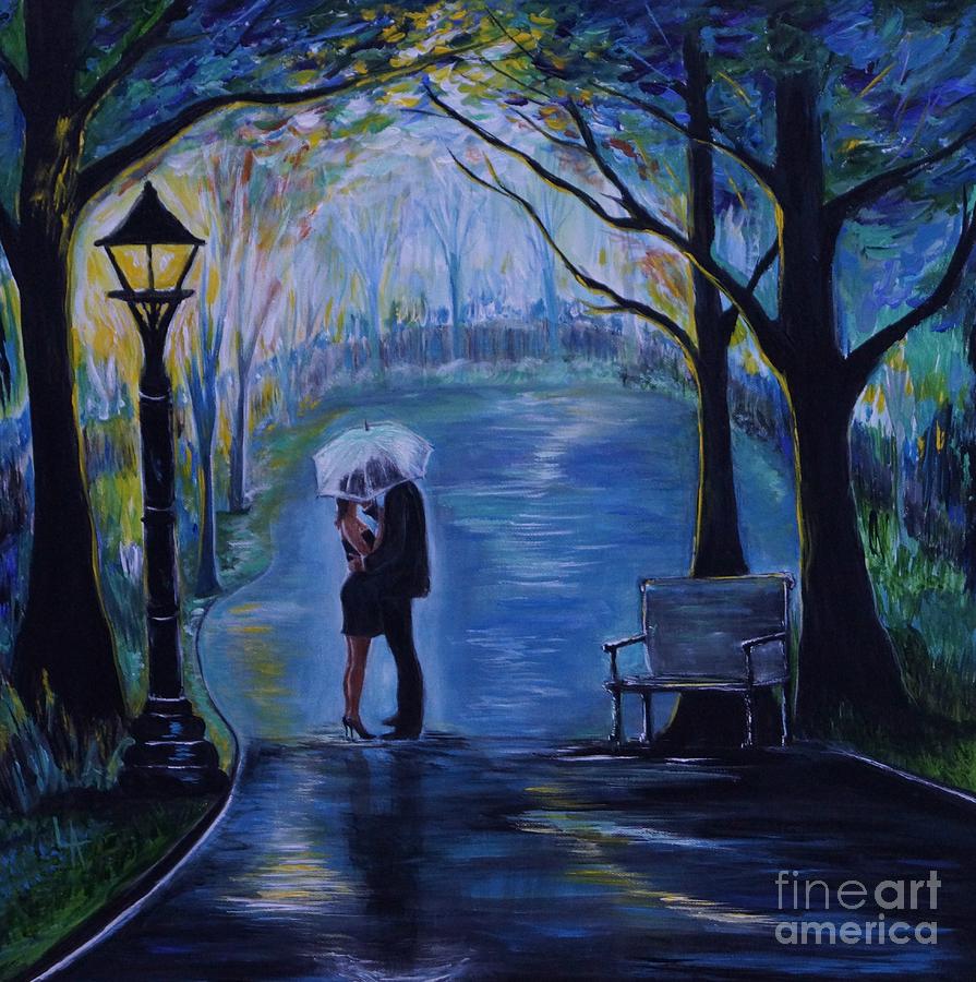 895x900 Your My Soul Mate Painting By Leslie Allen - Soulmate Painting