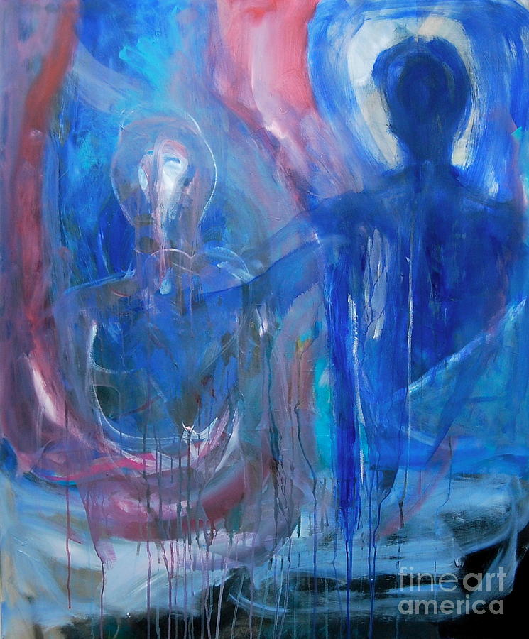 745x900 Connect To Your Soulmate Painting By Kare Art - Soulmate Painting