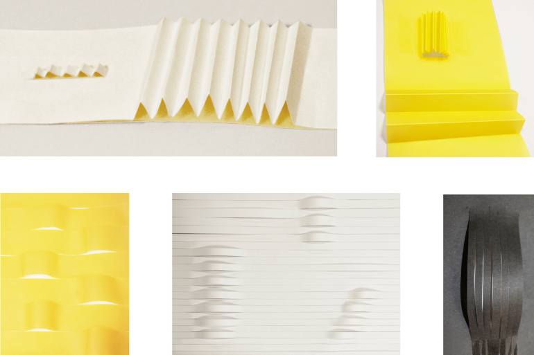 770x513 Saatchi Art Sound Wave Paper Sketches. Painting By Julia Heurling - Sound Wave Painting