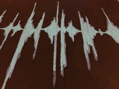 500x375 Sound Wave Painting - Sound Wave Painting