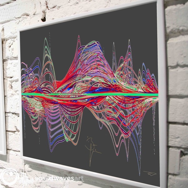 600x600 The Joke - Sound Wave Painting