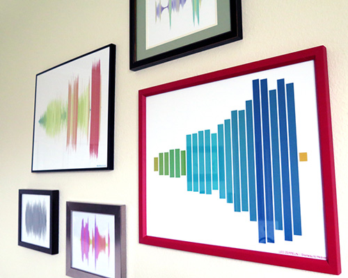 500x400 Your Favorite Sound As Beautiful Art Soundviz - Sound Wave Painting