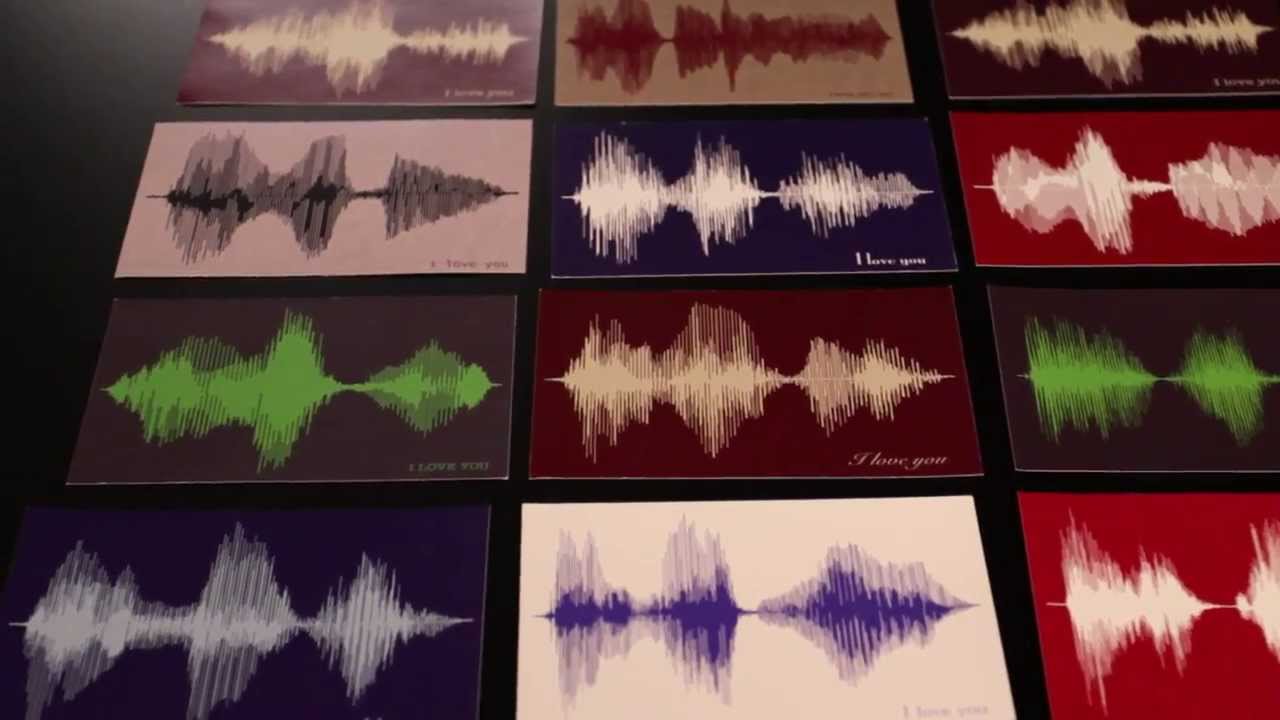1280x720 Bespoken Art Sound Wave Art - Sound Wave Painting
