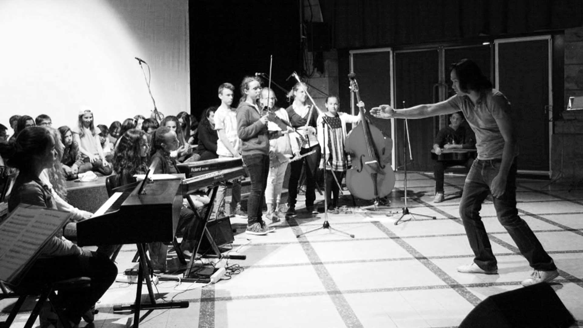 1920x1080 Concert De Restitution Jazz Au - Soundpainting