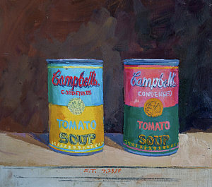 300x265 Campbell Soup Paintings Fine Art America - Soup Painting