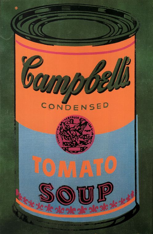 497x757 Cat No 1864.jpg Warhol Warhol, Art Pop - Soup Painting
