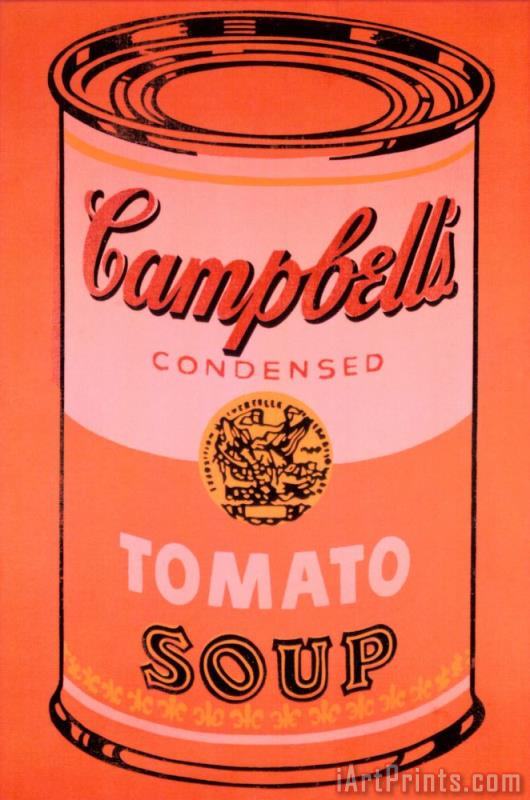 530x800 Andy Warhol Campbell's Soup Can C 1965 Orange Painting - Soup Painting