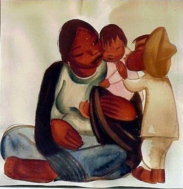 612x635 Painting19 - South American Painting