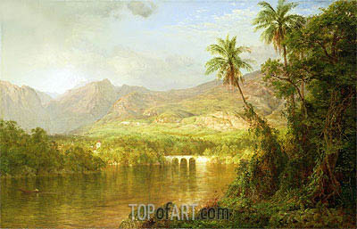 400x257 South American Landscape Frederic Edwin Church Painting - South American Painting