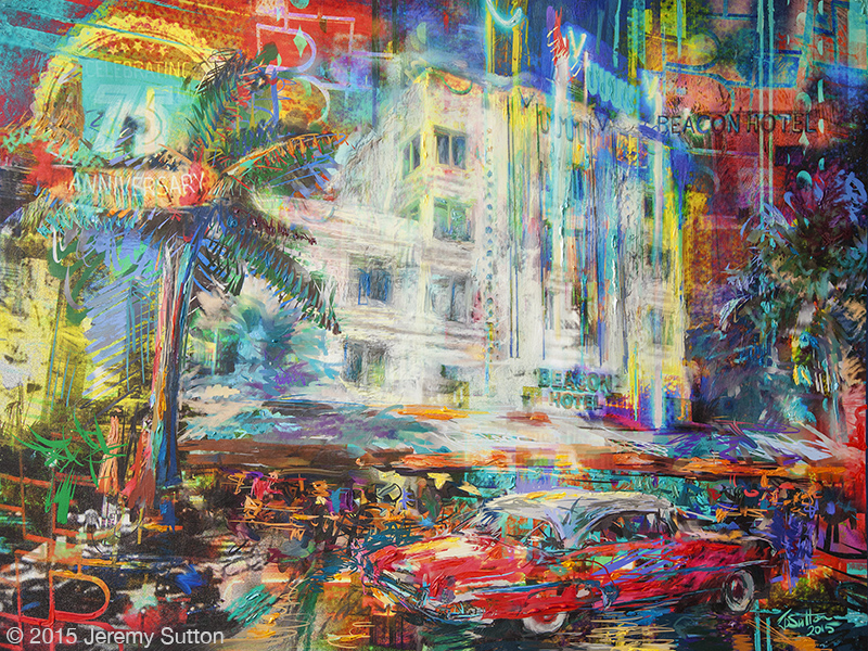 South Beach Painting at PaintingValley.com | Explore collection of ...