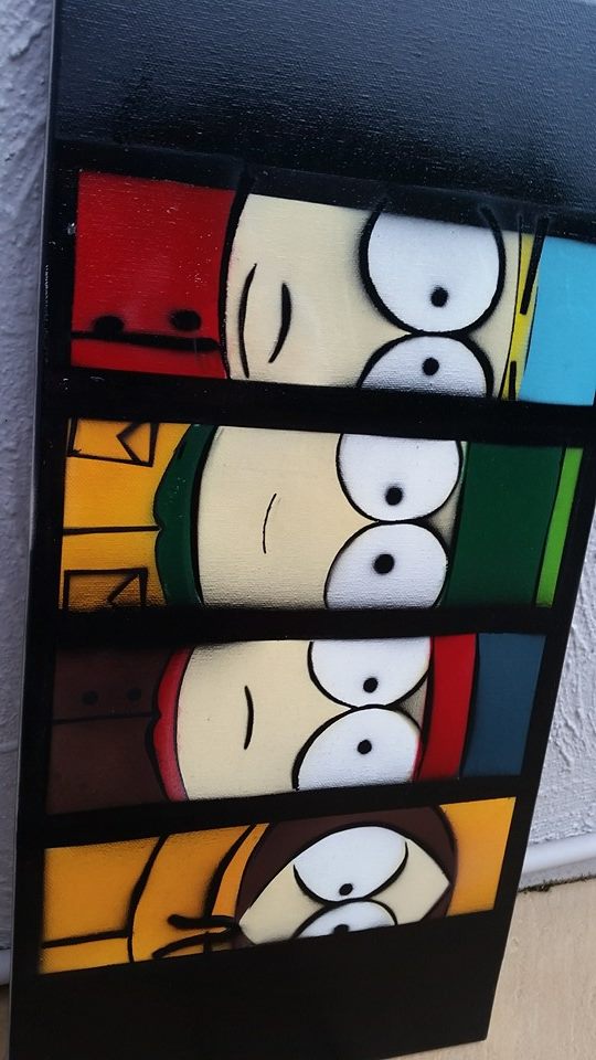 540x960 South Park Canvas By Lexispurr - South Park Painting