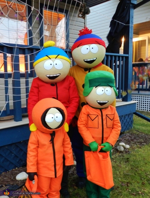 508x667 South Park Family Costume - South Park Painting