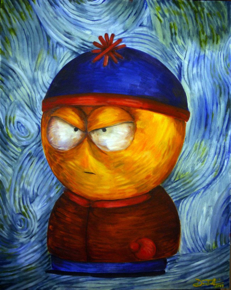 798x1001 Stan From South Park By Fruksion On This - South Park Painting