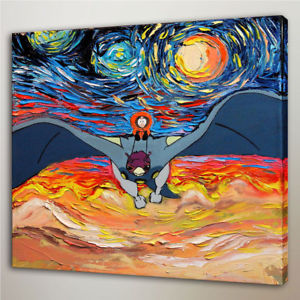 300x300 Van Gogh Home Decoration Art Painting Hd Print South Park Kenny - South Park Painting