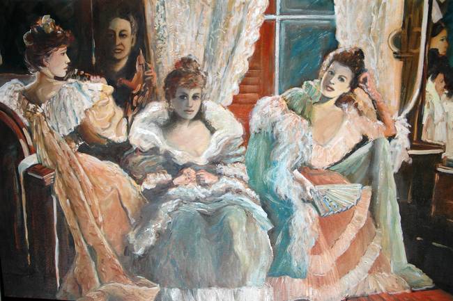 650x433 Stunning Southern Belle Artwork For Sale On Fine Art Prints - Southern Belle Painting