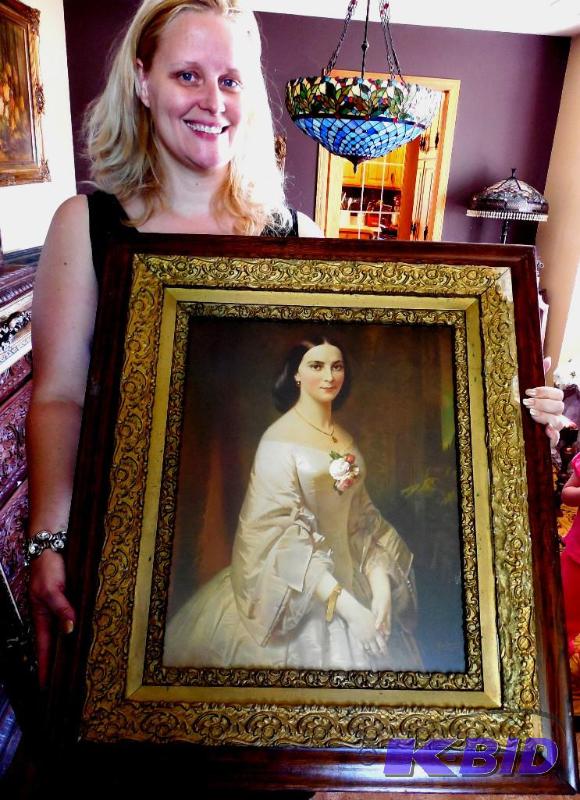 580x800 Lithograph The Southern Belle Quality Estate - Southern Belle Painting