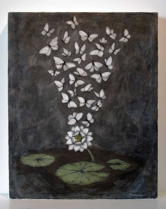 576x725 A Collection Of Paintings Made While On A Month Long Naturalist - Southern Gothic Painting